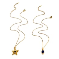 Gold main picture two-piece necklace Picture3