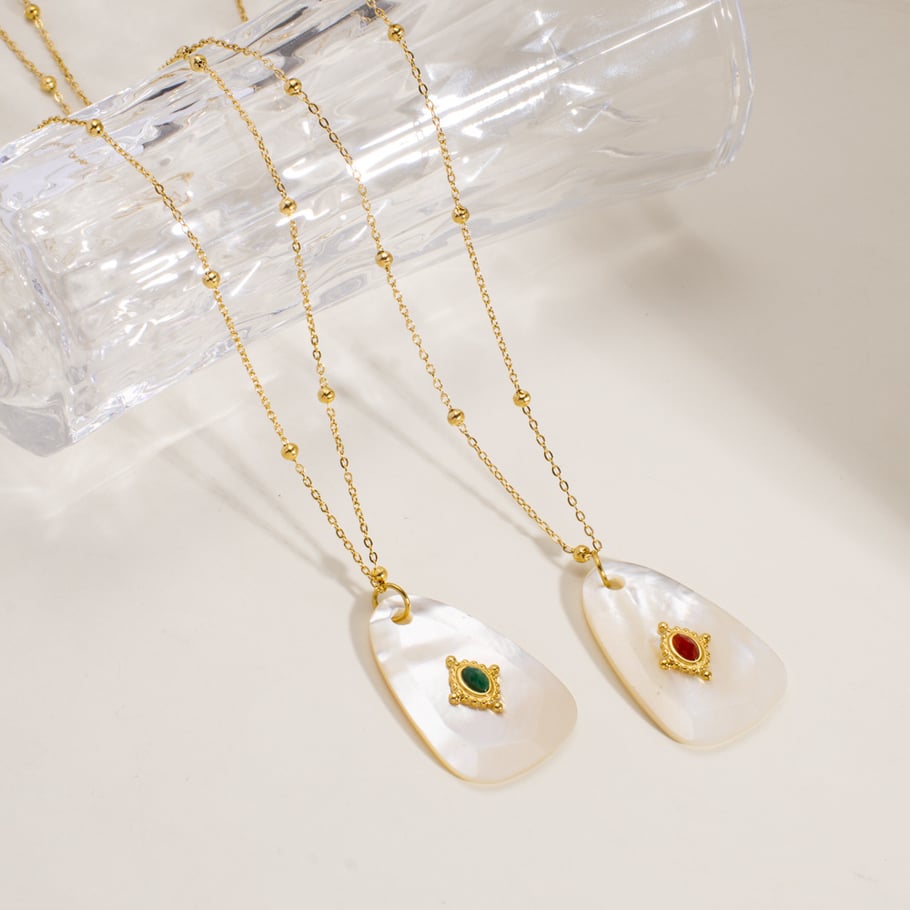 1 Piece  Elegant Irregular Shape Natural Stones Women's Pendant Necklaces Picture2