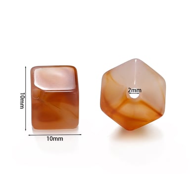 1 Bag of DIY Cube Acrylic Jewelry Beads h5 Picture3