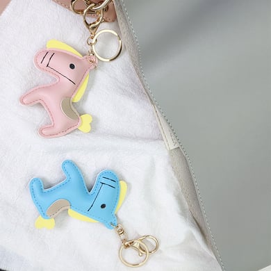 1 Piece Cute Horse PU Keychain h5 Picture4