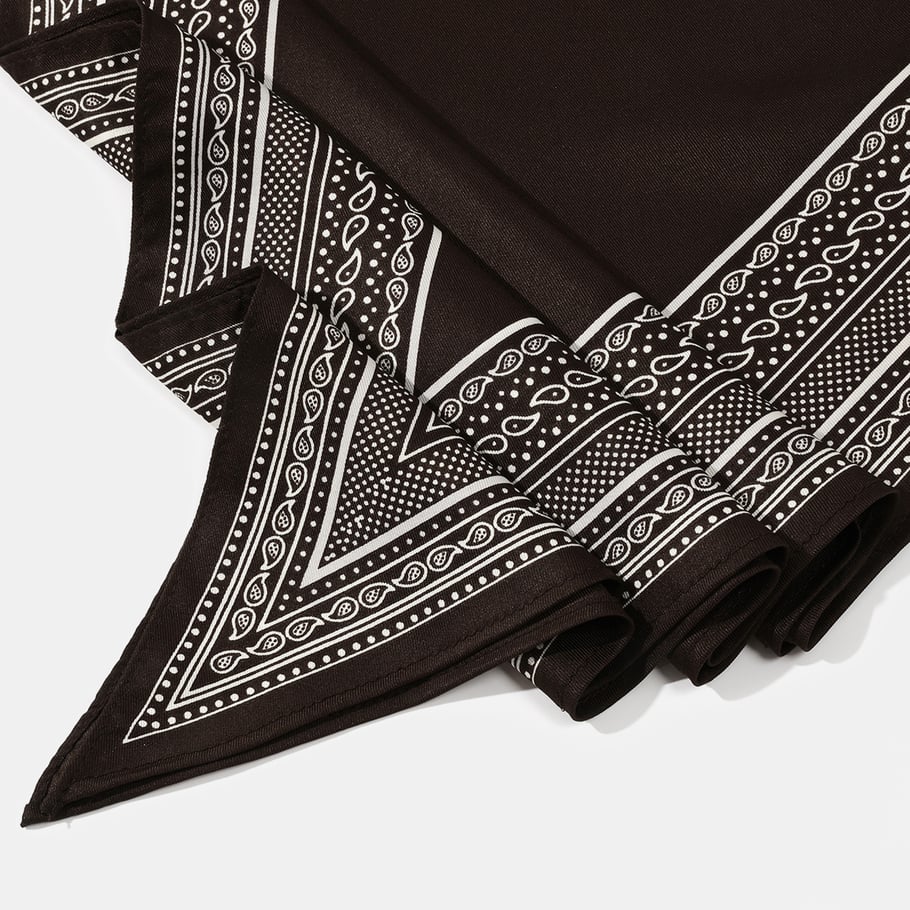1 pièce simple foulard d'été en rayonne à fleurs de cajou pour femme h5Image3