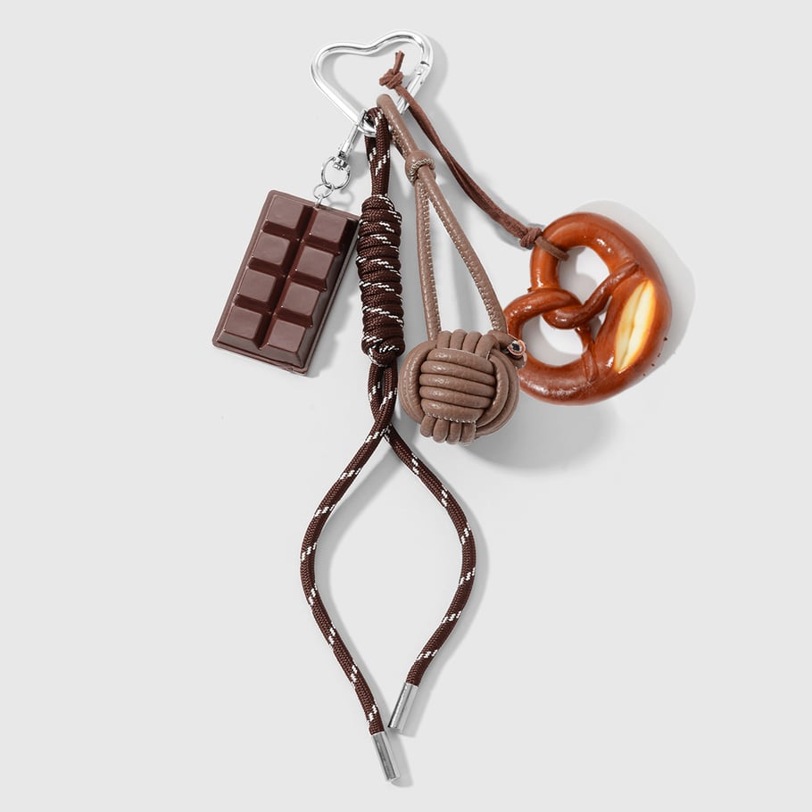 1 Stück Leder-Stern-Schokoladen-Taschenanhänger h5Bild8