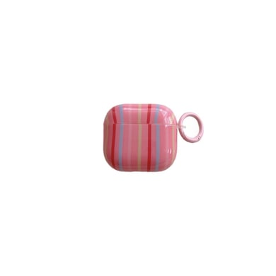 1 funda para auriculares con diseño de rayas de colores para mujer h5 Imagen3