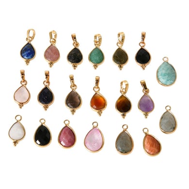 1 Piece Simple Daily Droplet Natural Stones  Natural Stone Women's Pendants h5 Picture5