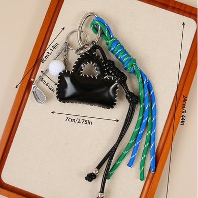 1 pièce Mini sac décontracté Twist PU pour femme avec breloques h5 Image3