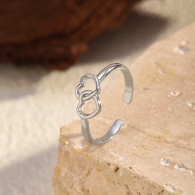 1 Piece Heart Stainless Steel Minimalist Ring h5 Picture4