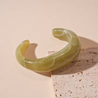 Grünes offenes Sfumato-Armband Bild7