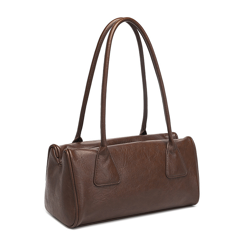 Borsa a tracolla da donna in PU tinta unita, elegante e semplice, 1 pezzo Immagine2