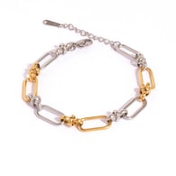 Gold- und Silberfarbe/Einheitsgröße/Armbandstil 3 Bild3