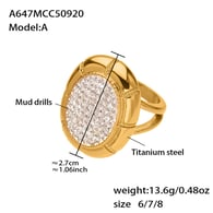 A647-A Gold Ring/No. 8 Picture2