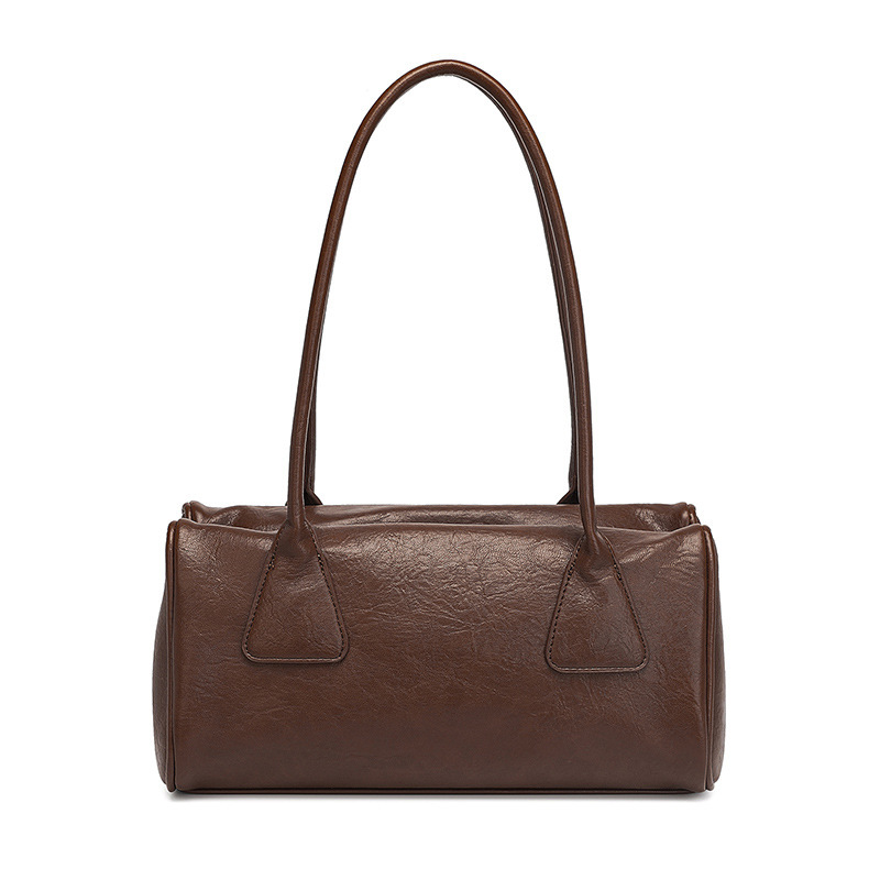Borsa a tracolla da donna in PU tinta unita, elegante e semplice, 1 pezzo 