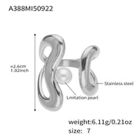 A388-Steel Geometric Ring Picture2