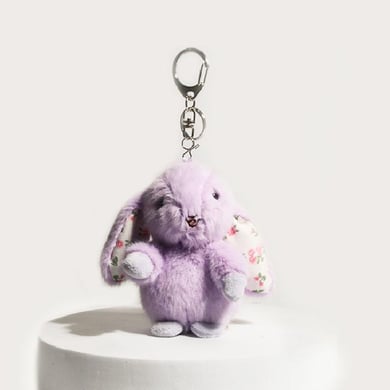 1 Piece Cute Rabbit Polyester Fiber Women's Bag Charms h5 Picture4