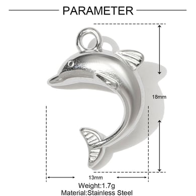 Pendentif papillon romantique en acier inoxydable pour femme, 1 pièce h5 Image2