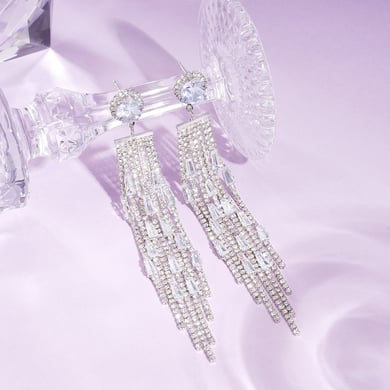 1 Pair Festive Series Tassel Dangle Earrings h5 Picture4