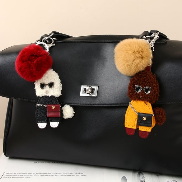 1 Piece Simple Series Cute Cartoon PU Women's Bag Charms 2
