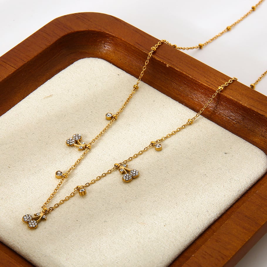 1 Piece Luxurious  Elegant Fruit Stainless Steel  Women's Pendant Necklaces Picture5
