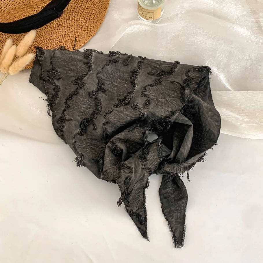 1 Stück Alltags-Bandana aus einfarbigem Polyester für Damen 