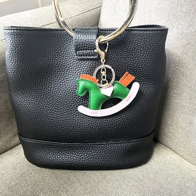 1 Piece Cute Horse PU Keychain h5 Picture2