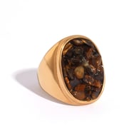 Gold color/One Size/Ring style 6 