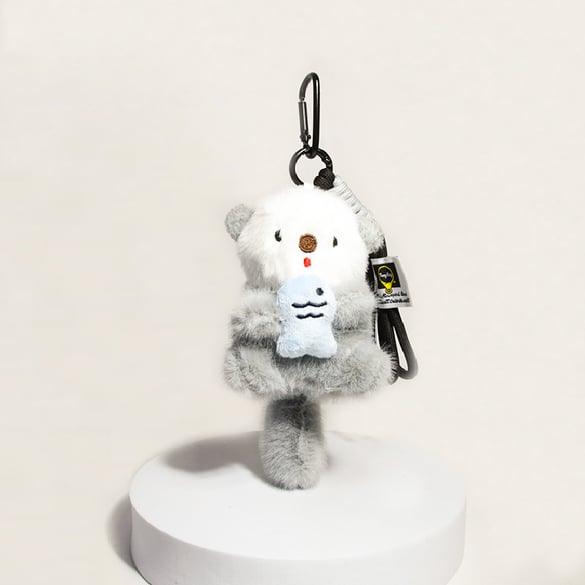 1 Piece Vivid Otter Polyester Fiber Women's Bag Charms