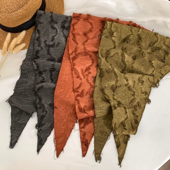 Bandana da donna in poliestere tinta unita, 1 pezzo