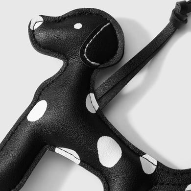 1 pezzo di ciondolo per borsa da donna in pelle di cane maculato vivace h5 Immagine10