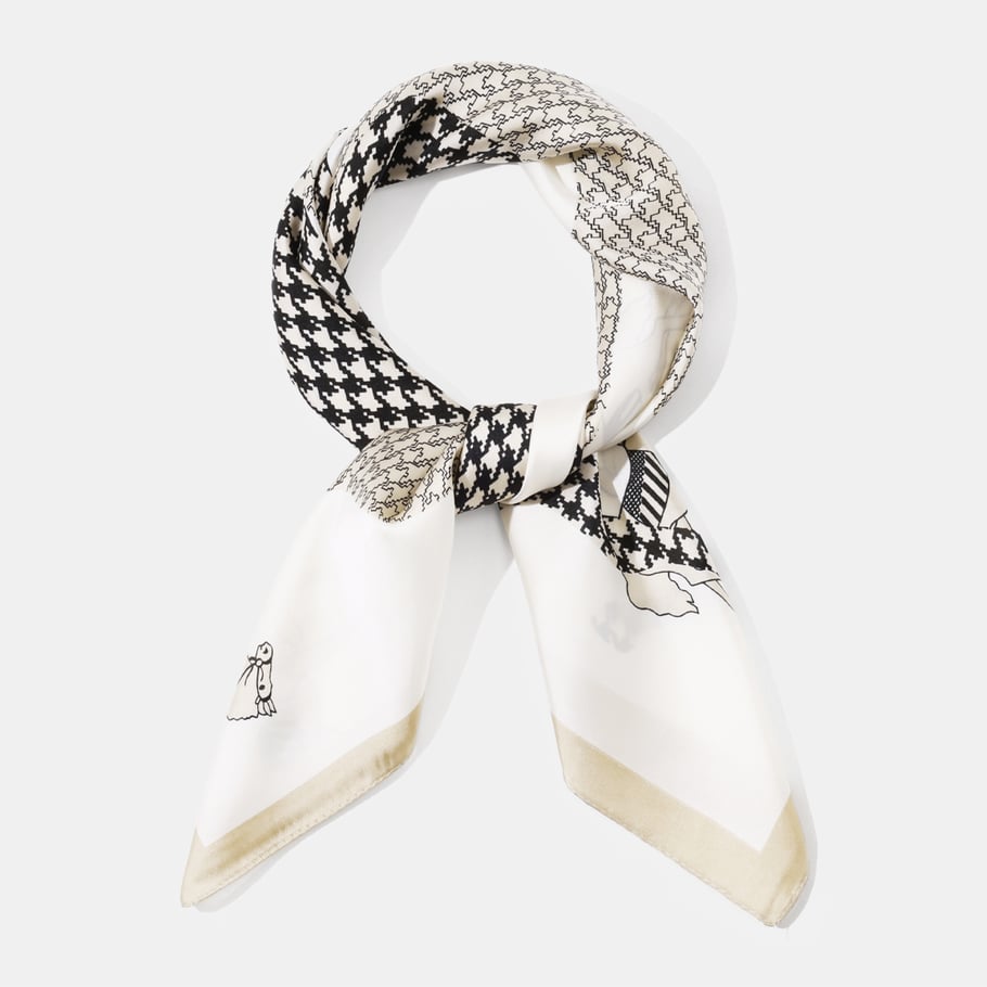 1 stuk polyester bandana met paardenruitpatroon h5Afbeelding2