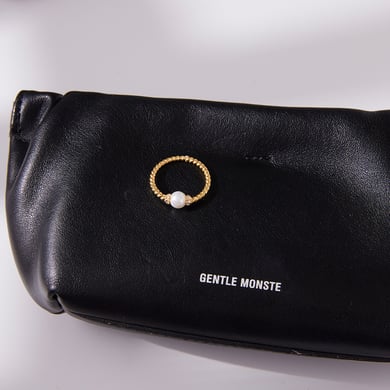 1 Stück einfache, kreisförmige, minimalistische Ringe aus Edelstahl in Goldfarbe h5 Bild5