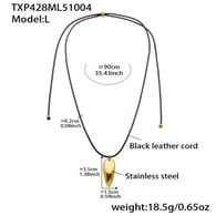 TXP428-Grand collier en or 90 cm Image7