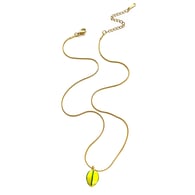 Yellow Pendant Necklace Picture4