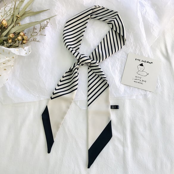 1 Piece Simple Strip Polyester Women's Bandana 2