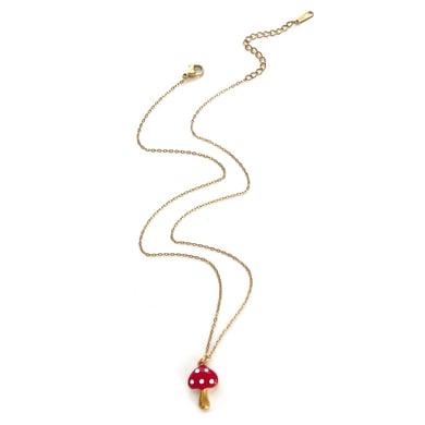 1 Piece Enamel Cherry Pendant Necklace h5 