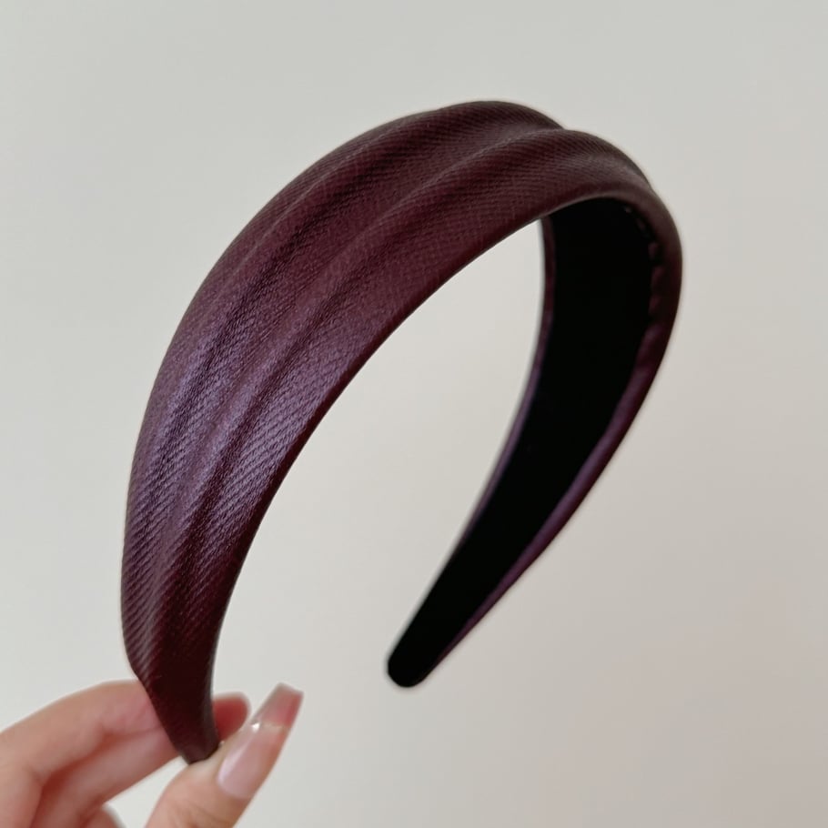 1 pieza de bandas para el cabello de PU retro de la serie clásica para mujer 