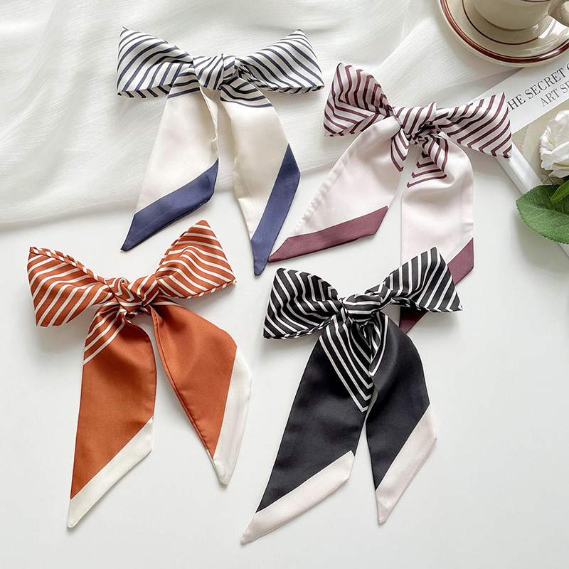1 Piece Classic Strip Stainless Steel Women's Bandana h5Picture3