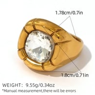 Couleur or/Taille unique/Ring style 11 Image8