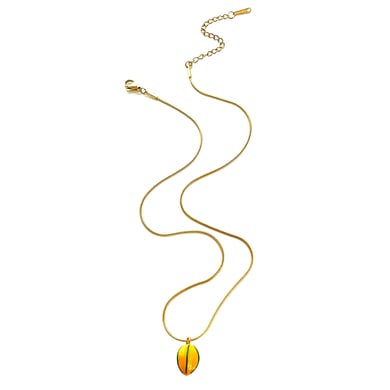 1 Piece Enamel Star Fruit Stainless Steel Pendant Necklace h5 