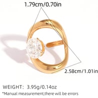 Couleur or/Taille unique/Style de bague 1 Image10