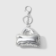 1 pequeña bolsa de plata con colgante de hebilla de plata Imagen3
