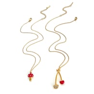 Gold main picture two-piece necklace Picture3
