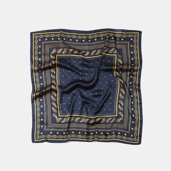 1 pieza de pañuelo de poliéster con estampado retro de cachemira 2