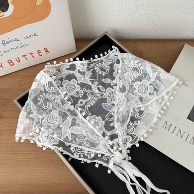 1 Piece Romantic Lace Flower Polyester Women's Hair Bands h5 