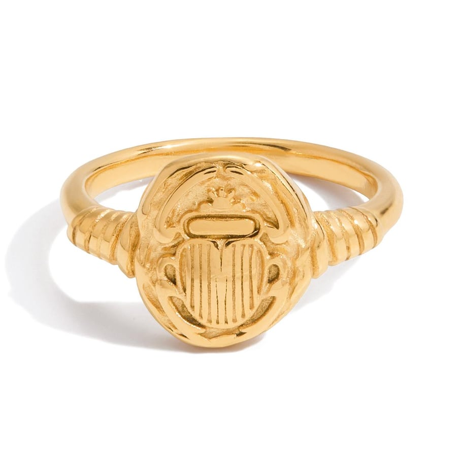 Zarte Käfer Edelstahl Gold Farbe Damen Schmuck Sets