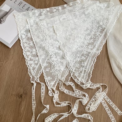 1 Piece Sweet Lace Polyester Women's Summer Scarves h5 Picture3