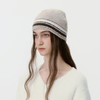 Grau/Single knitted hat Bild2