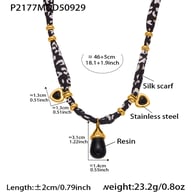 P2177-Collar de oro 46+5cm Imagen2