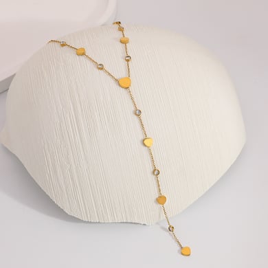1 Piece Simple  Daily Heart Stainless Steel Women's Chain Necklaces h5 Picture3