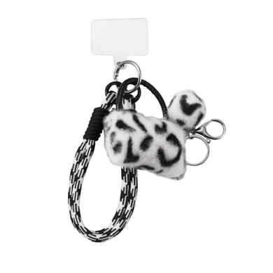 1 Stück einfache Handykette aus Polyester mit Leopardenmuster h5 Bild6