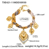 Bracelet en or TXE421-11 - 14 + 3 cm Image4