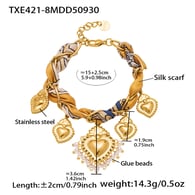 TXE421-8 Bracelet en or - 16+3cm Image10